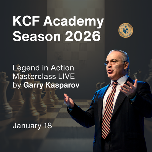 KCF Academy banner Kasparov small